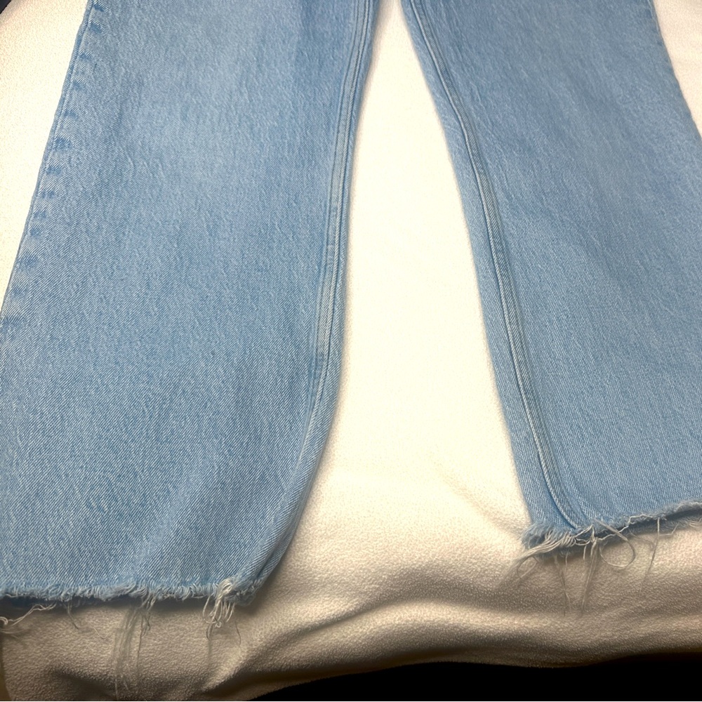 Abercrombie & Fitch The Dad High Rise Criss Cross Waistband •Curve Love• - Picture 10 of 11